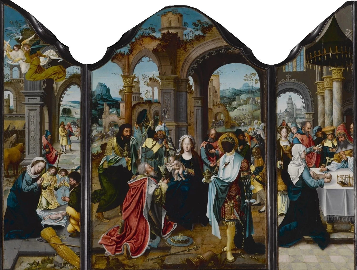 Natività, Adorazione dei Magi, Presentazione al Tempio